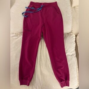 FIGS High waisted jogger scrub pants